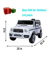 Mercedes-Benz G63 Kids Ride-On Car: Remote Control, Music, Safety Features