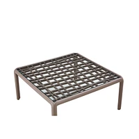 Modern Plastic Patio Sofa with Cushion