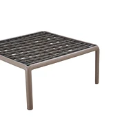 Modern Plastic Patio Sofa with Cushion