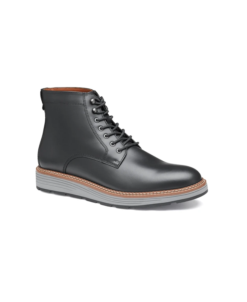 Johnston & Murphy Men's Waterproof Upton Lug Plain Toe Boots