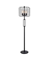 Streamdale Furniture 65" H Black Industrial Wire Cage Floor Lamp with Edison Bulb(1 Pieces/Cnt)(4.88/24.68)