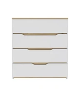 Streamdale Furniture Zoe Dresser, Superior Top, Four Drawers