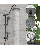 Streamdale Furniture Shower Head With Handheld Shower System With 8" Rain Shower Head (Rough-In Valve Included) - Oil