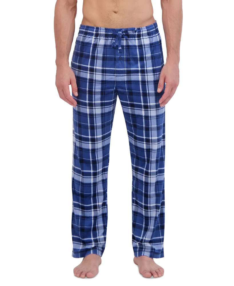 Hanes Men's Ultra Soft Plaid Brushed Fleece Pajama Pants