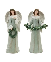 Slickblue Beautiful Angel Decorations for Elegant Holiday Settings (Set of 4)