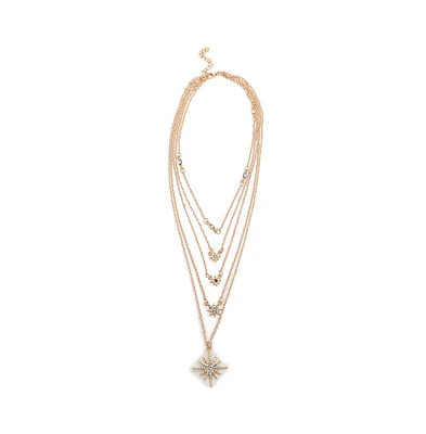 Sohi Women's Celestrial Layered Necklace