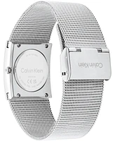 Calvin Klein Women's Pulse Silver Stainless Steel Mesh Watch 26.40mm