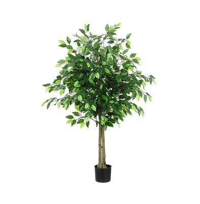 Safavieh Faux Bush Ficus 55" Potted Tree