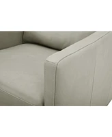 Clasea Leather Swivel Chair, Created for Macy's