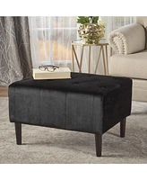 Simplie Fun Luxurious Velvet Ottoman: Comfort And Style For Your Living Room