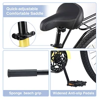 Men's Single-Speed Cruiser Bike Comfortable and Stylish