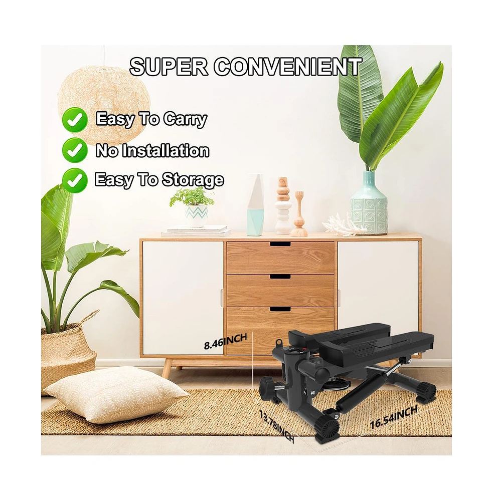 Streamdale Furniture Multifunctional Lcd Stepper For Cardio & Strength Training