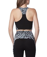 Andrew Marc Sport Women's Printed Cropped Tank Top