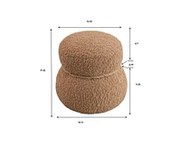 Plush Snowman Stool for Playful Spaces