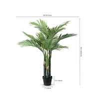 Safavieh Faux Golden Can Palm 49" Potted Tree