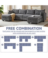 Streamdale Furniture Flexible Modular Sectional Sofa with Storage