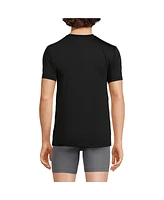 Lands' End Men's Flex Performance Crewneck Undershirt