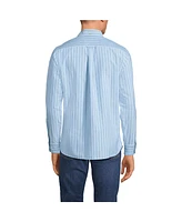 Lands' End Big & Tall Traditional Fit Sail Rigger Oxford Shirt