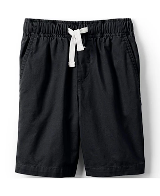 Lands' End Kids Husky Pull On Elastic Waist Shorts