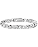 Bulova Marc Anthony Men's Polished Link Chain Bracelet in Sterling Silver