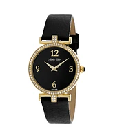 Mathey Tissot Women's Gaia Black Dial Watch - D587QPYN