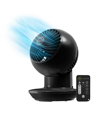 Iris Usa Iris Usa, Woozoo Oscillating Fan with Remote & Timer, 3 Speed Settings, Black