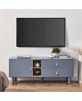 Streamdale Furniture Modern wooden Tv cabinet with storage