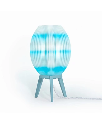 Jonathan Y Wavy Modern Contemporary Plant-Based Pla 3D Printed Dimmable Led Table Lamp