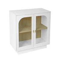 Storage Cabinet With Acrylic Door For Living Room, Dining Room, Study
