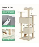 Streamdale Furniture Multi-Tiered Cat Tree Haven Climb, Nap, and Play to Your Heart's Content