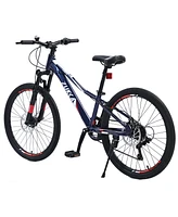 Streamdale Furniture Mountain Bike for Girls and Boys Mountain 24 inch shimano 7-Speed bike