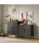 Heavy-Duty Steel Storage Cabinet with Adjustable Shelves and Secure Lock