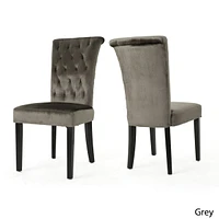 Simplie Fun Charlotte Tufted Velvet Dining Chair