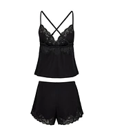 Adore Me Plus Lora Pajama Cami & Shorts Set