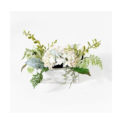 Safavieh Faux 13 Inch Hydrangea Potted Arrangement