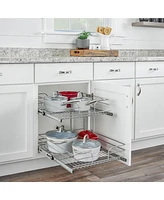 Rev-a-Shelf Kitchen Cabinet Pull Out Shelf Organizer, 18 x 22 In, 5WB2-1822CR-1