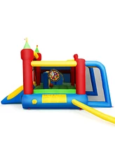 Sugift 7-in-1 Kids Inflatable Bounce House with Ocean Balls and 480W Blower