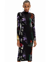 Desigual Women's M. Christian Lacroix arty midi dress