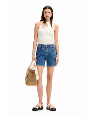 Desigual Women's Plain denim shorts