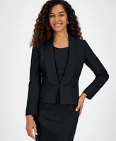 Le Suit Women's Shawl-Collar Jacket Dress