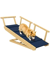 PawHut Dog Ramp, Adjustable Foldable Pet Ramp for Small to Large Dogs