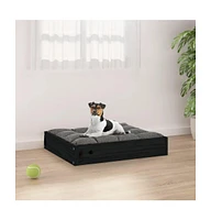 vidaXL Dog Bed 20.3"x17.3"x3.5" Solid Wood Pine