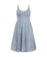 City Chic Women's Lula Denim Dress