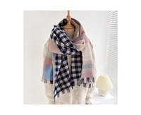 Nicci Plaid Reversible Scarf