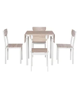 Homcom Minimalist Design Kitchen Eating Table Furniture Collection w/Solid Metal Frame