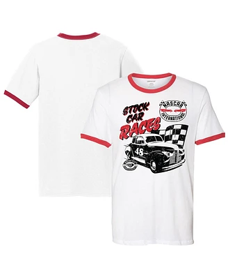 E2 Apparel Men's White Nascar Stock Car T-Shirt