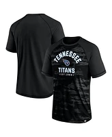 Fanatics Men's Tennessee Titans Blackout Hail Mary Raglan T-Shirt