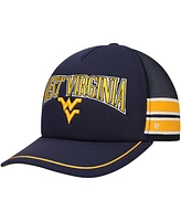 '47 Brand Men's Navy West Virginia Mountaineers Sideband Trucker Adjustable Hat