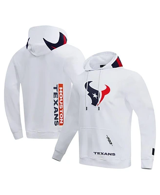 Pro Standard Men's White Houston Texans Team Logo Away Pullover Hoodie