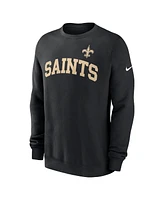 Nike Men's Black New Orleans Saints Club Pullover Sweatshirt